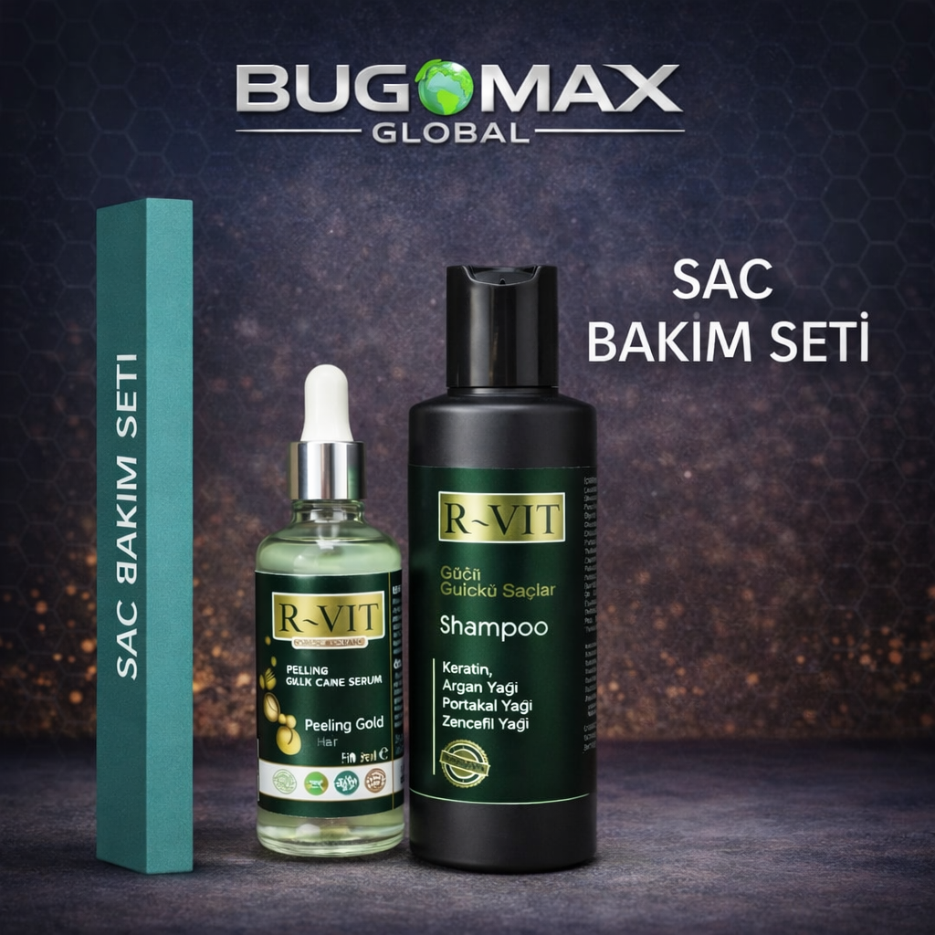 Bugomax R-Vit Saç Bakım Seti